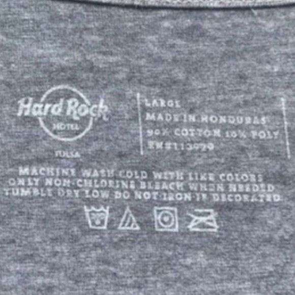 Hard Rock Café . Size: Large {42-44} Muscle Shirt & Tee Shirt . Tulsa, Oklahoma - Picture 10 of 10